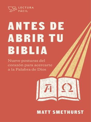 cover image of Antes de abrir tu Biblia
